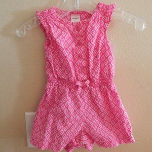 PINK CARTER'S ROMPER